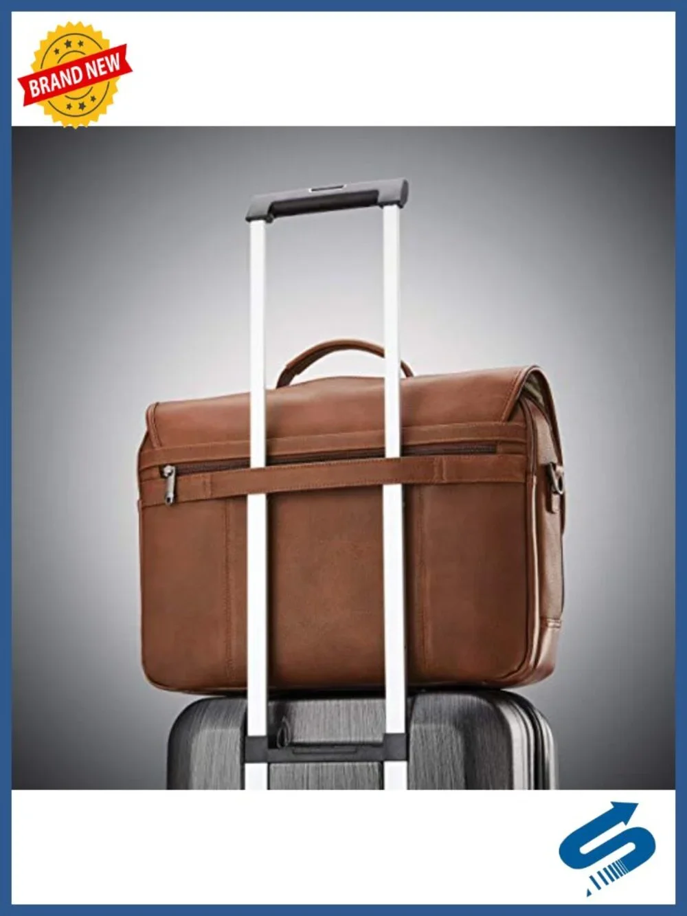 Leather Laptop Briefcase Travel Messenger Bag Business Satchel